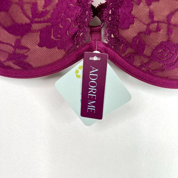 NWT Adore Me Lace Push Up Bra 34 D - Picture 3 of 9